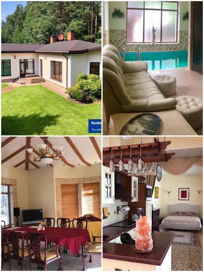 Guests House With Amazing Pool And Sauna Babīte エクステリア 写真
